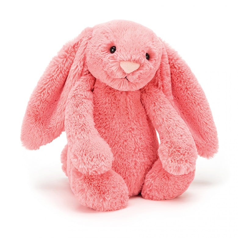 Jellycat Bashful Coral Bunny Medium