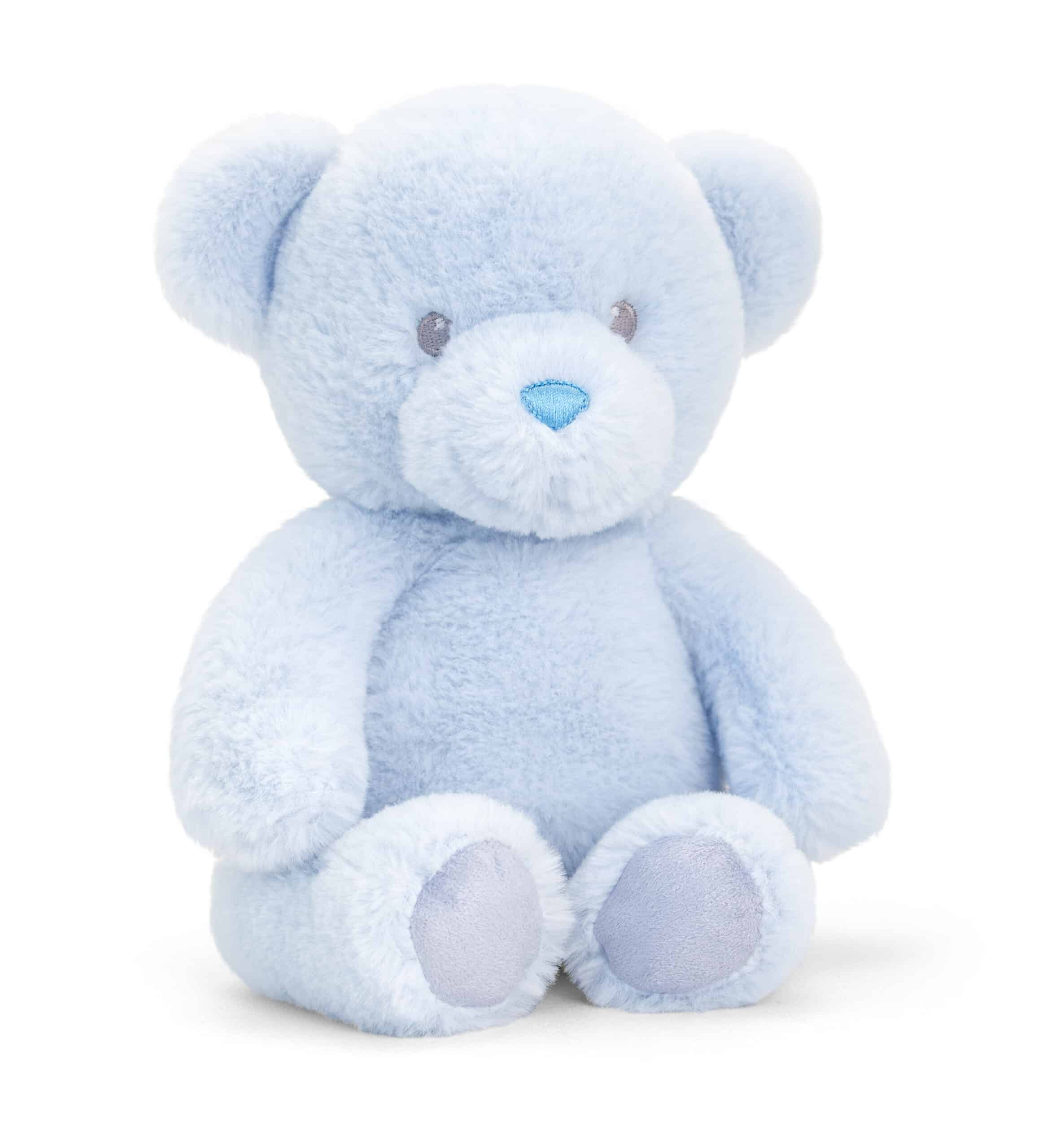 Personalised KeelEco Baby Boy Blue Bear 25cm