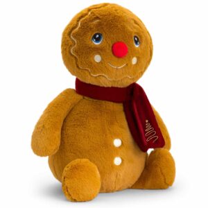 Personalised Keel Toys Gingerbread Man with Scarf 25cm