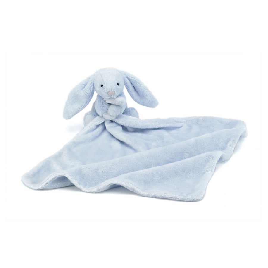 Personalised Blue Jellycat Bunny Comforter