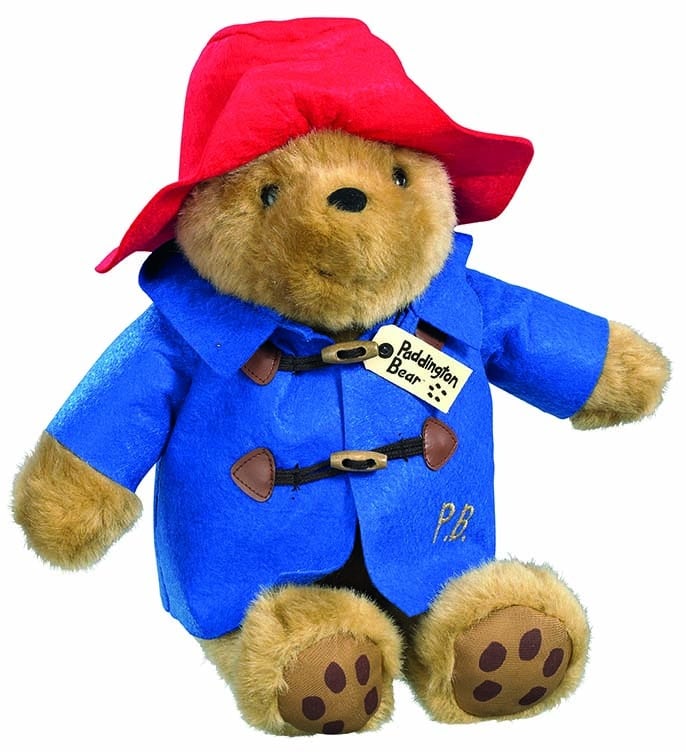 Paddington Bear Cuddly Large Blue Coat