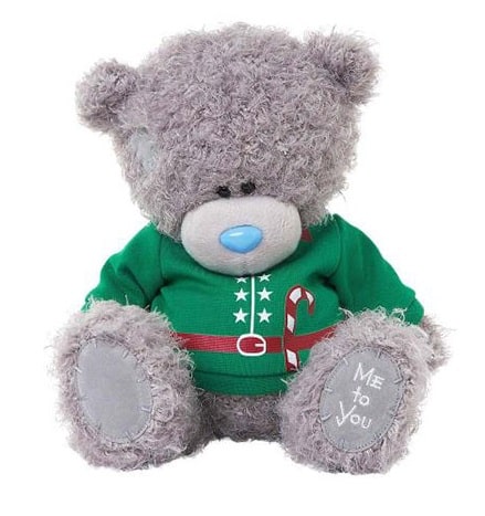 Personalised Me to You Bear in Elf outfit