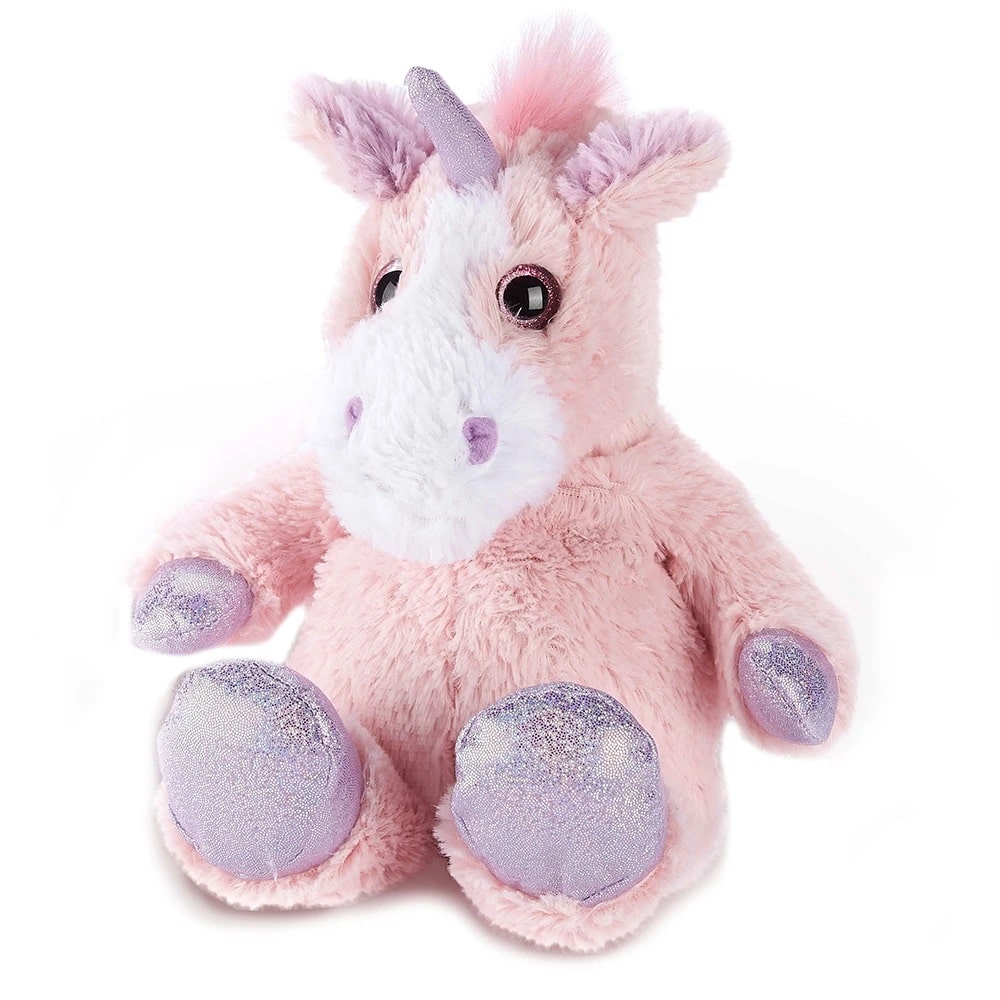Warmies Plush Microwave Sparkly Pink Unicorn