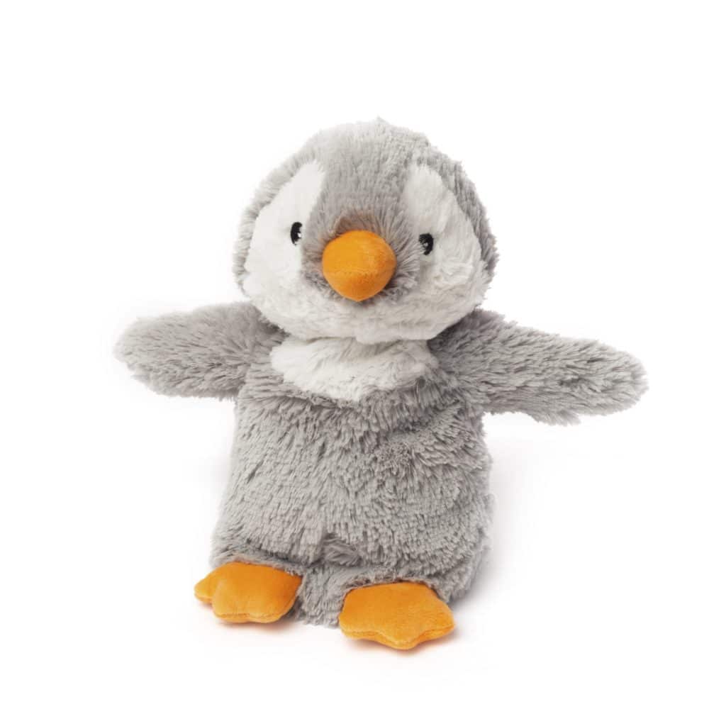 Warmies Cozy Plush Microwave Grey Penguin