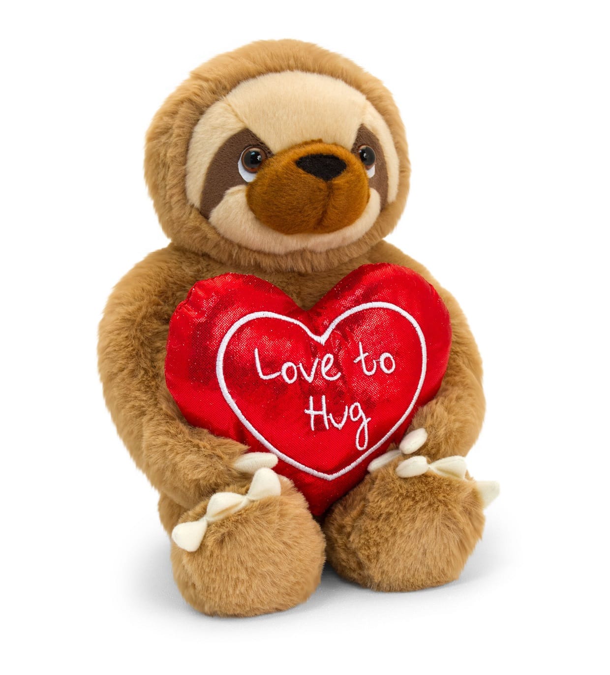 Sloth Teddy Bear with Love Heart