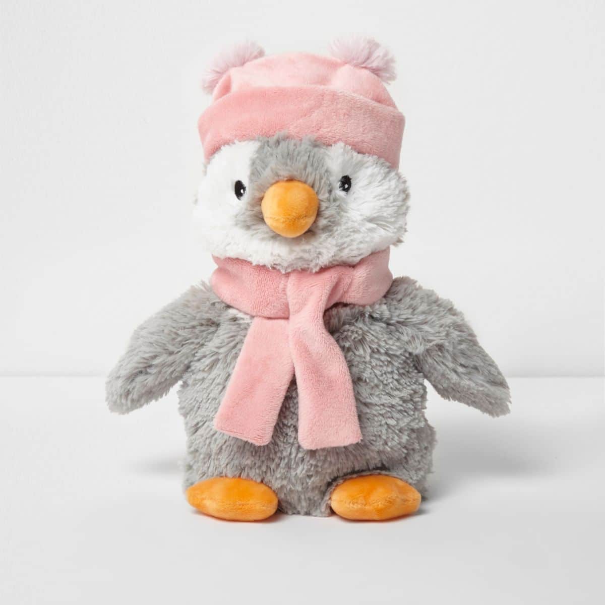 Warmies Cozy Plush Microwave Penguin With Winter Hat