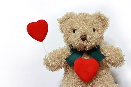 Personalised teddy bears for Valentine’s Day