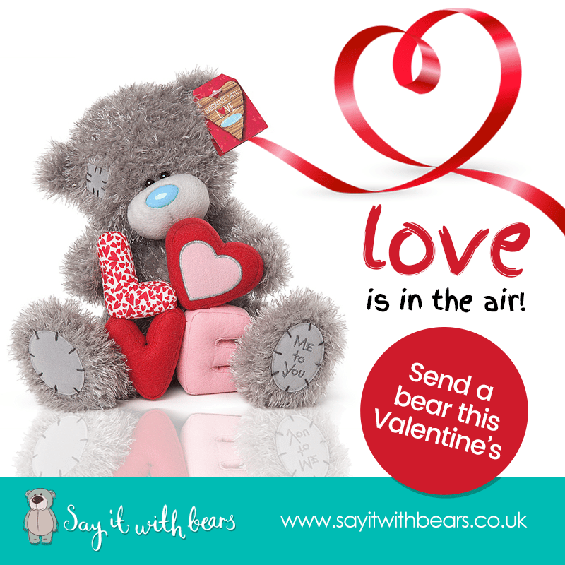 Valentine's day send a teddy bear